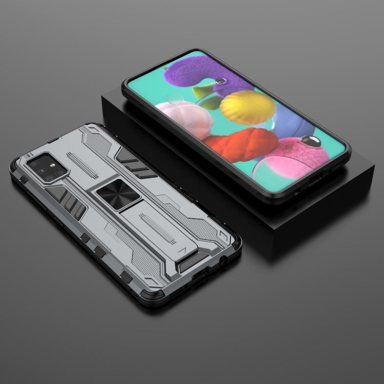 For Samsung Galaxy A51 Supersonic PC + TPU Shock-proof Phone Case with Holder