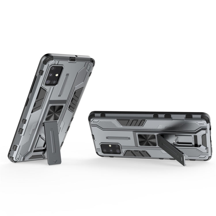 For Samsung Galaxy A51 Supersonic PC + TPU Shock-proof Phone Case with Holder