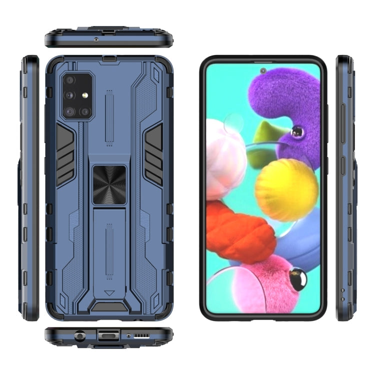 For Samsung Galaxy A51 Supersonic PC + TPU Shock-proof Phone Case with Holder