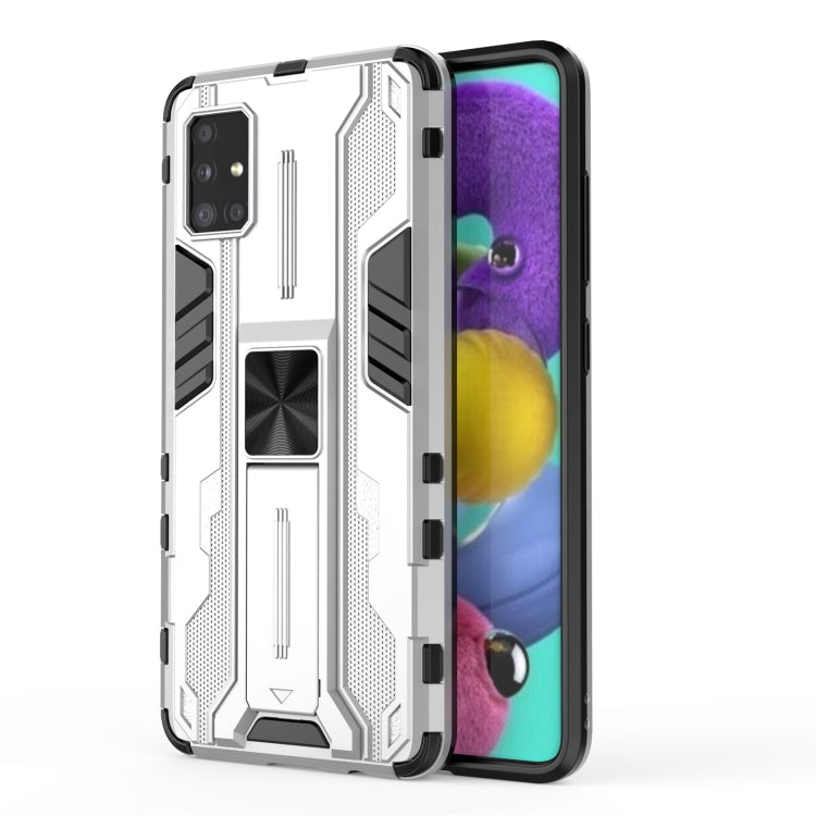 For Samsung Galaxy A51 Supersonic PC + TPU Shock-proof Phone Case with Holder