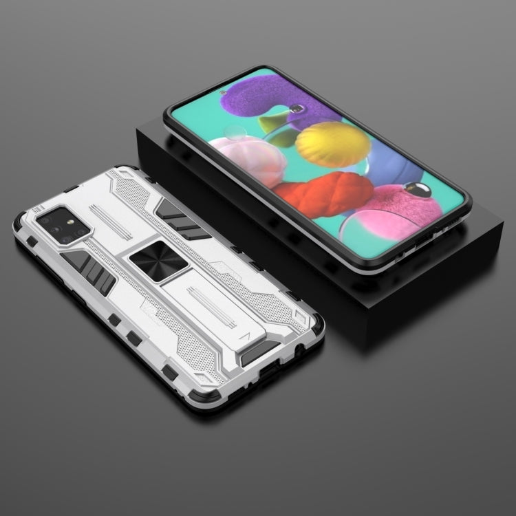 For Samsung Galaxy A51 Supersonic PC + TPU Shock-proof Phone Case with Holder