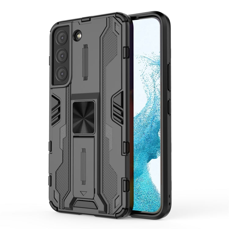 For Samsung Galaxy S22 5G Supersonic PC + TPU Shock-proof Phone Case with Holder
