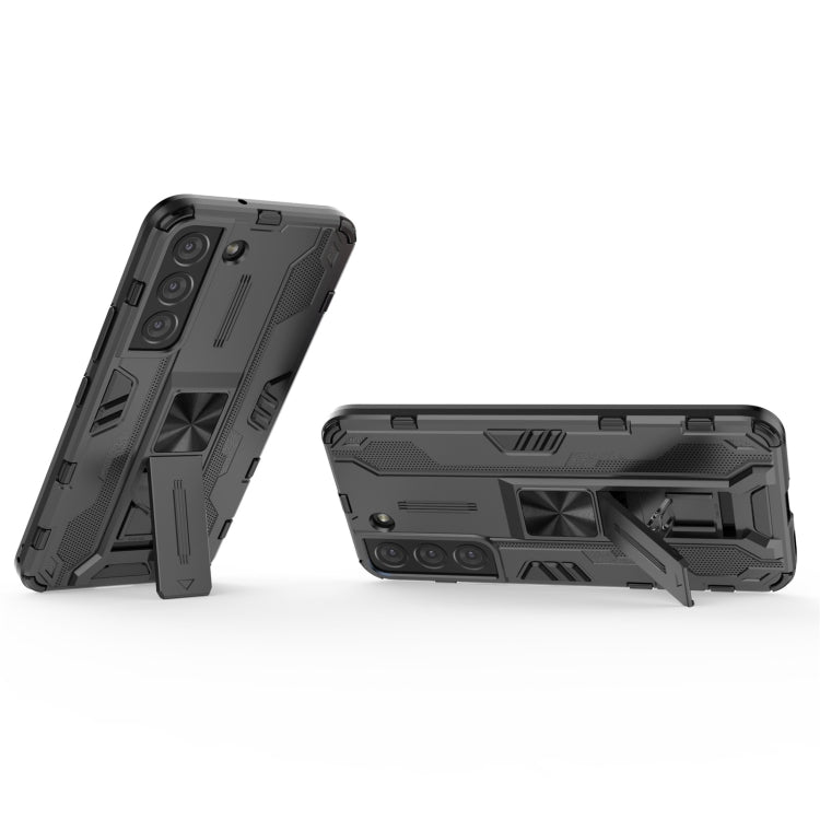 For Samsung Galaxy S22 5G Supersonic PC + TPU Shock-proof Phone Case with Holder