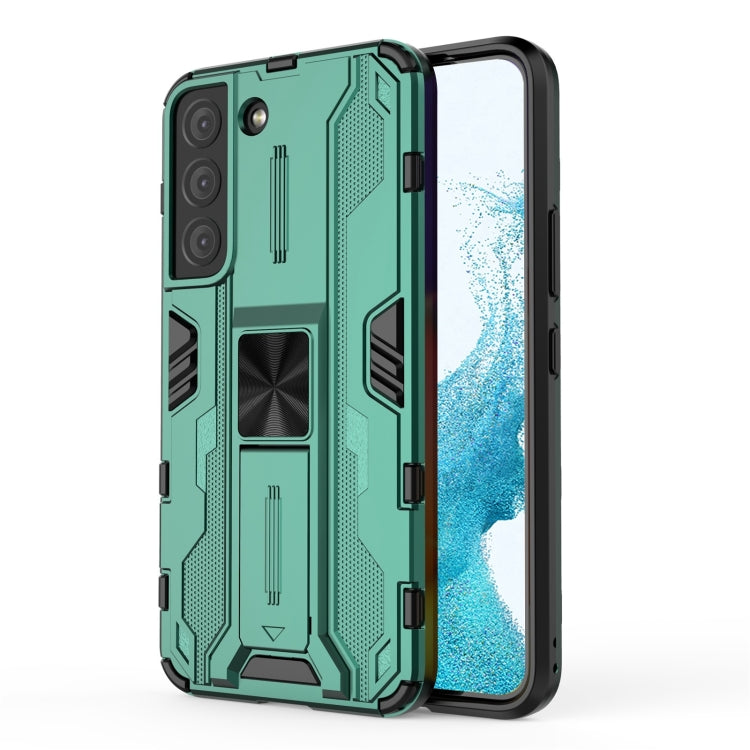 For Samsung Galaxy S22 5G Supersonic PC + TPU Shock-proof Phone Case with Holder