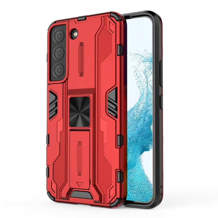For Samsung Galaxy S22 5G Supersonic PC + TPU Shock-proof Phone Case with Holder