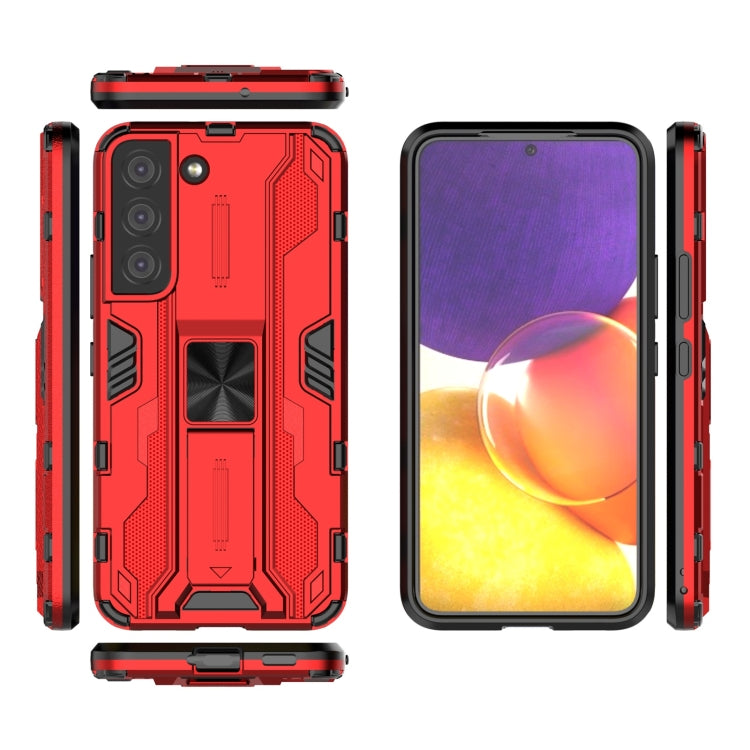 For Samsung Galaxy S22 5G Supersonic PC + TPU Shock-proof Phone Case with Holder