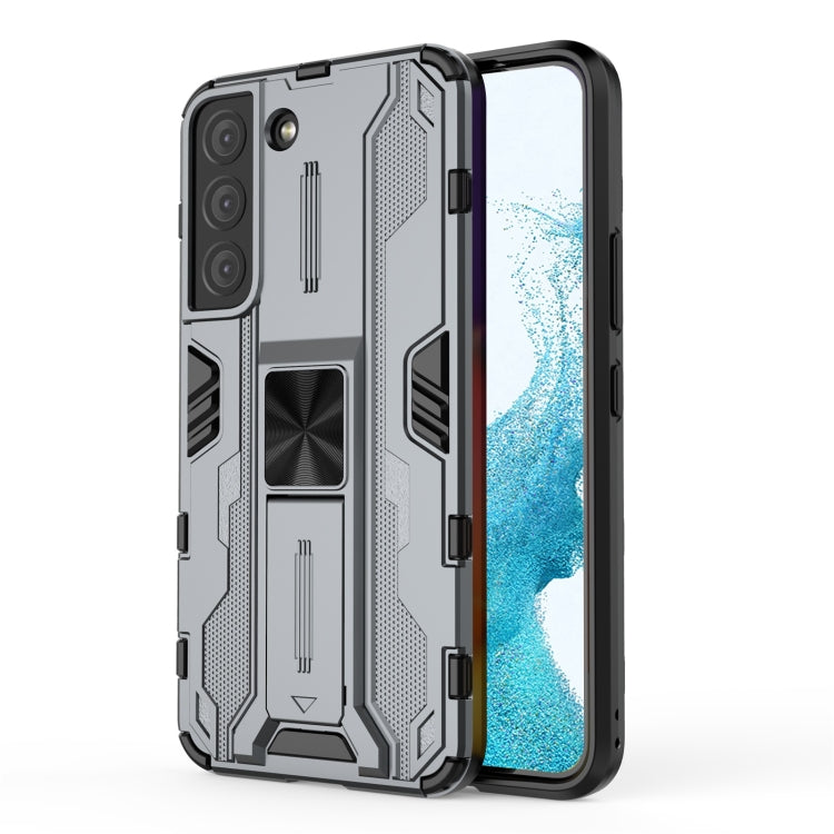 For Samsung Galaxy S22 5G Supersonic PC + TPU Shock-proof Phone Case with Holder