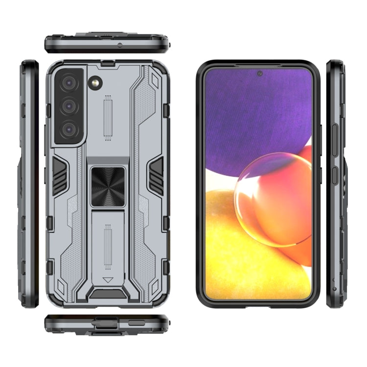 For Samsung Galaxy S22 5G Supersonic PC + TPU Shock-proof Phone Case with Holder
