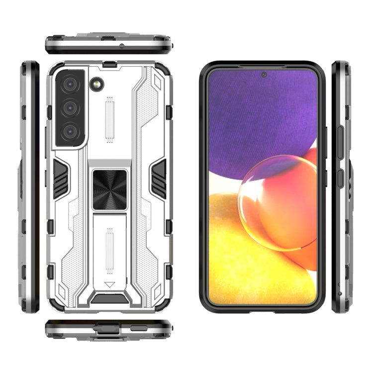 For Samsung Galaxy S22 5G Supersonic PC + TPU Shock-proof Phone Case with Holder