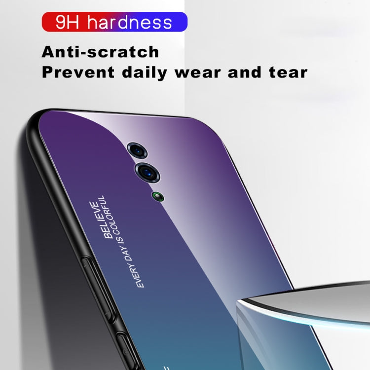 For OPPO Reno Gradient Color Glass Case