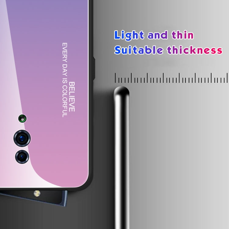 For OPPO Reno Gradient Color Glass Case