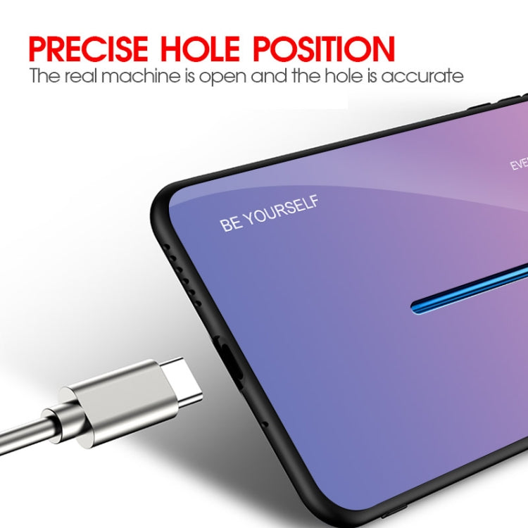 For Vivo IQOO Gradient Color Glass Case