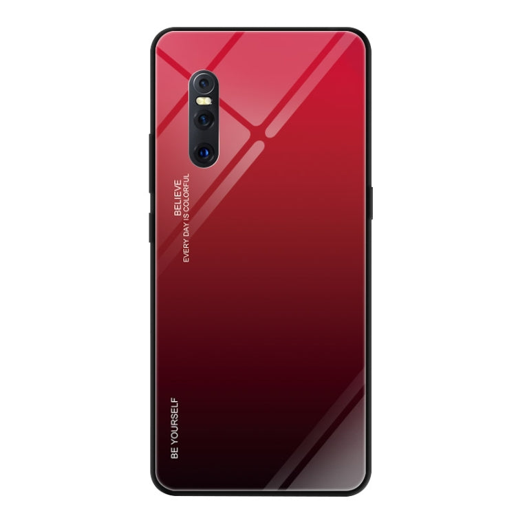 For VIVO X27 Gradient Color Glass Case