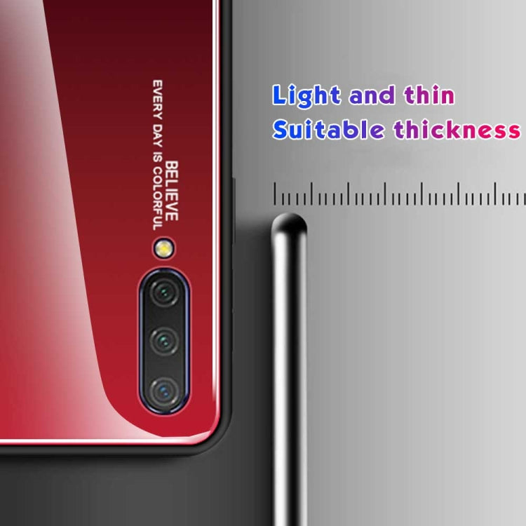 For Xiaomi Mi CC9 Gradient Color Glass Case