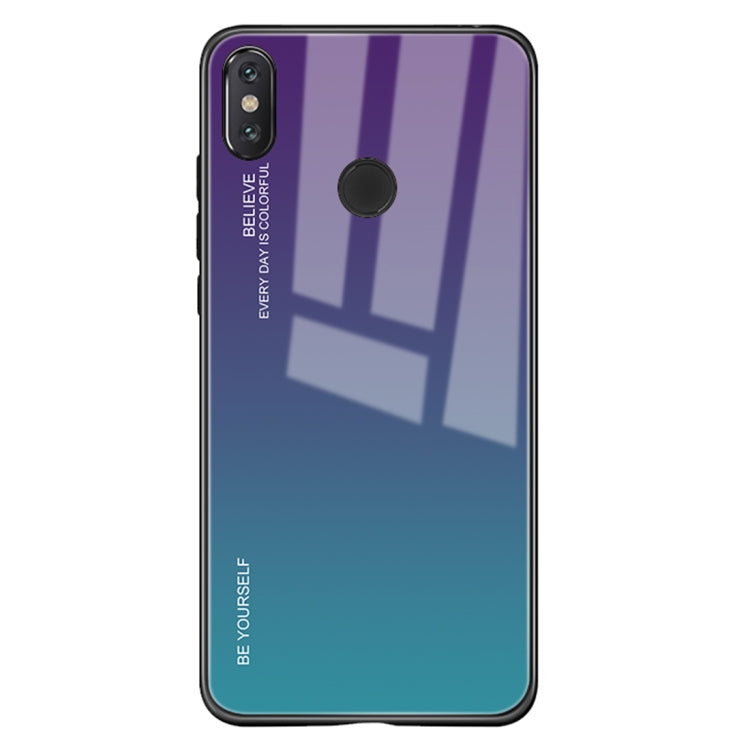 For Xiaomi Mi Mix Gradient Color Glass Case