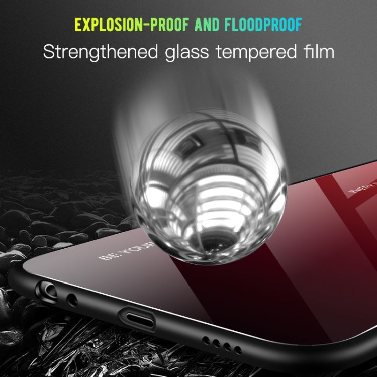 For Huawei Enjoy 9s / Honor 10i / Honor 20i / P Smart+ 2019 Gradient Color Glass Case