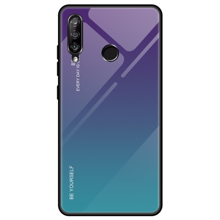For Huawei Enjoy 9s / Honor 10i / Honor 20i / P Smart+ 2019 Gradient Color Glass Case
