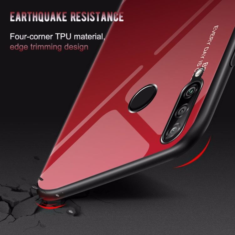 For Huawei Enjoy 9s / Honor 10i / Honor 20i / P Smart+ 2019 Gradient Color Glass Case
