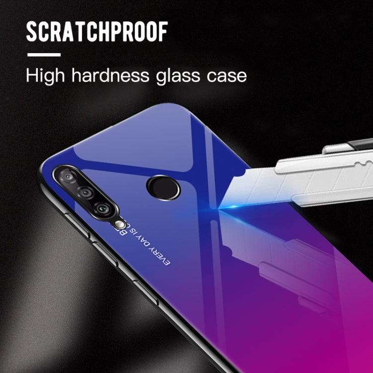 For Huawei Enjoy 9s / Honor 10i / Honor 20i / P Smart+ 2019 Gradient Color Glass Case