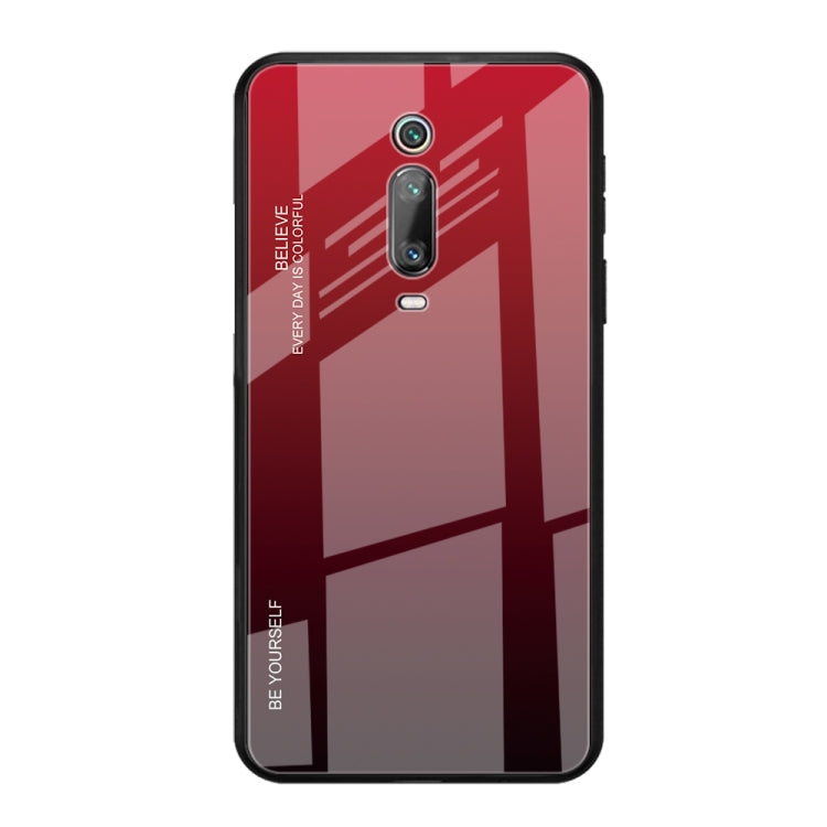 For Xiaomi Redmi K20 / K20 Pro / Mi 9T / Mi 9T Pro Gradient Color Glass Case