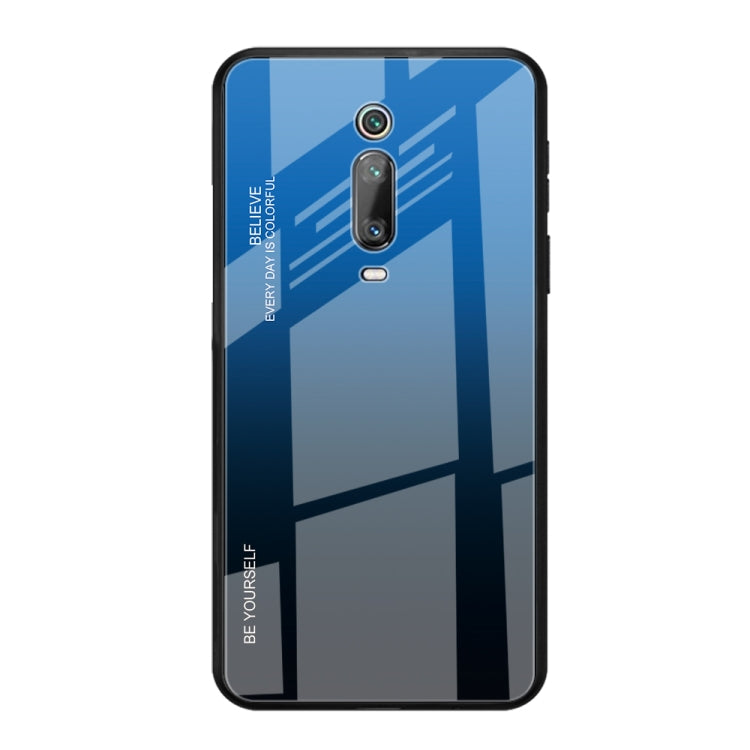 For Xiaomi Redmi K20 / K20 Pro / Mi 9T / Mi 9T Pro Gradient Color Glass Case