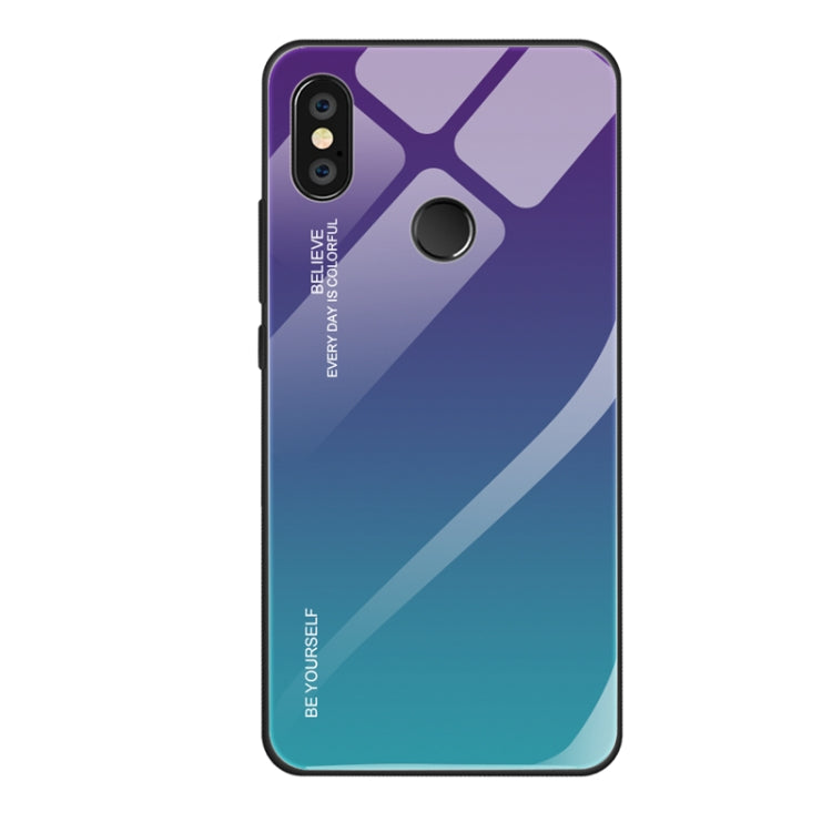 For Xiaomi Redmi Note 5 Pro Gradient Color Glass Case