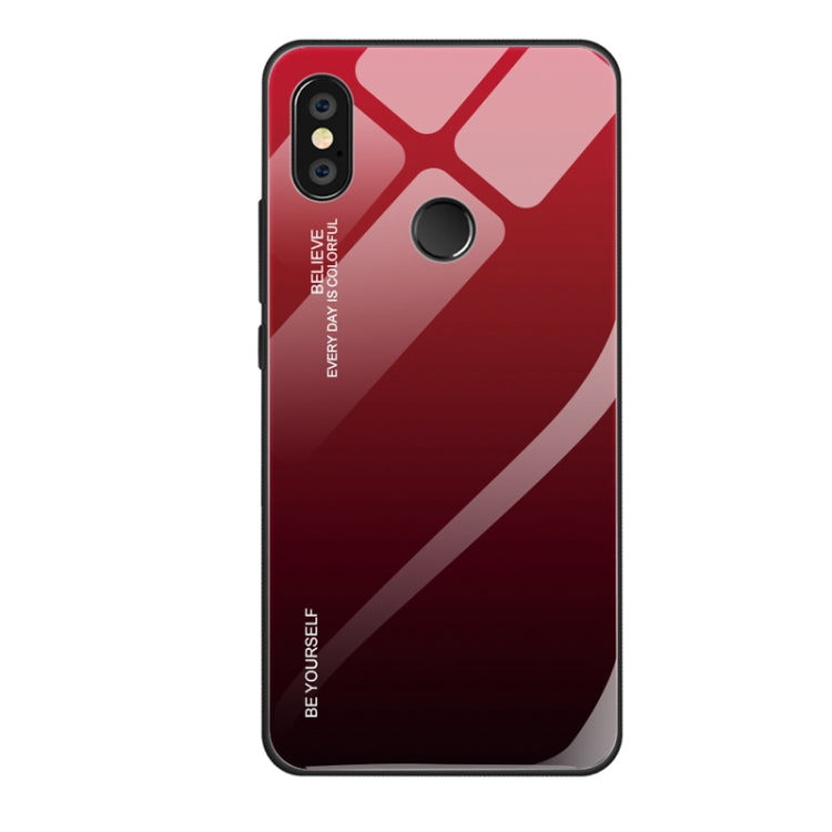 For Xiaomi Redmi Note 5 Pro Gradient Color Glass Case