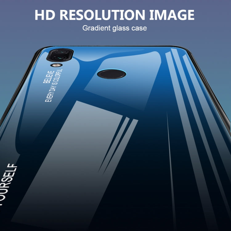 For Xiaomi Redmi Note 7 Gradient Color Glass Case