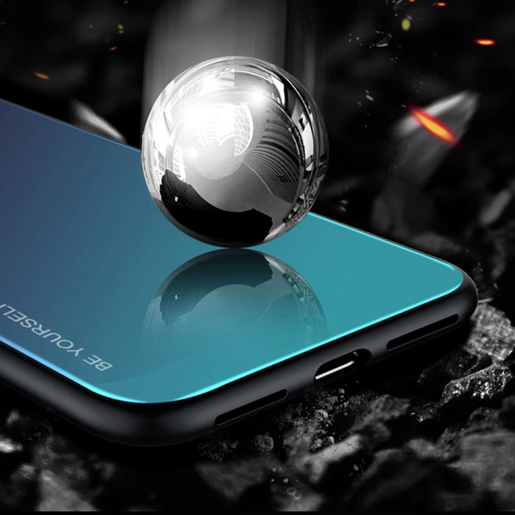 For Xiaomi Redmi Note 7 Gradient Color Glass Case