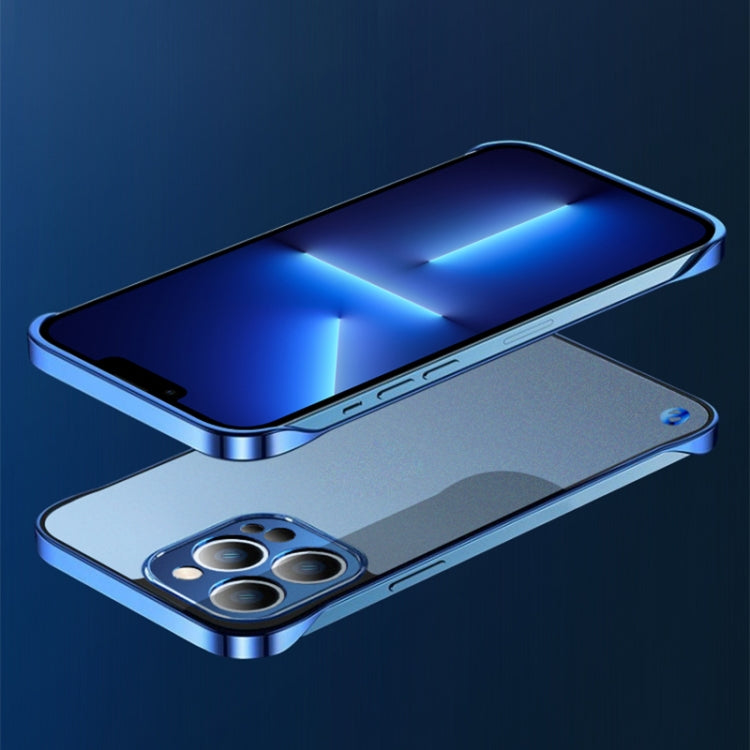 For iPhone 13 mini Electroplating Matte PC Phone Case