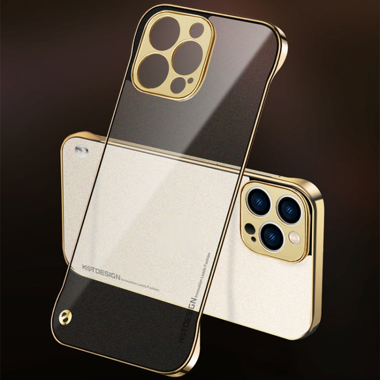For iPhone 13 Pro Electroplating Matte PC Phone Case
