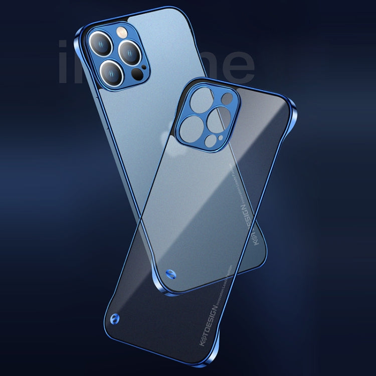 For iPhone 12 mini Electroplating Matte PC Phone Case