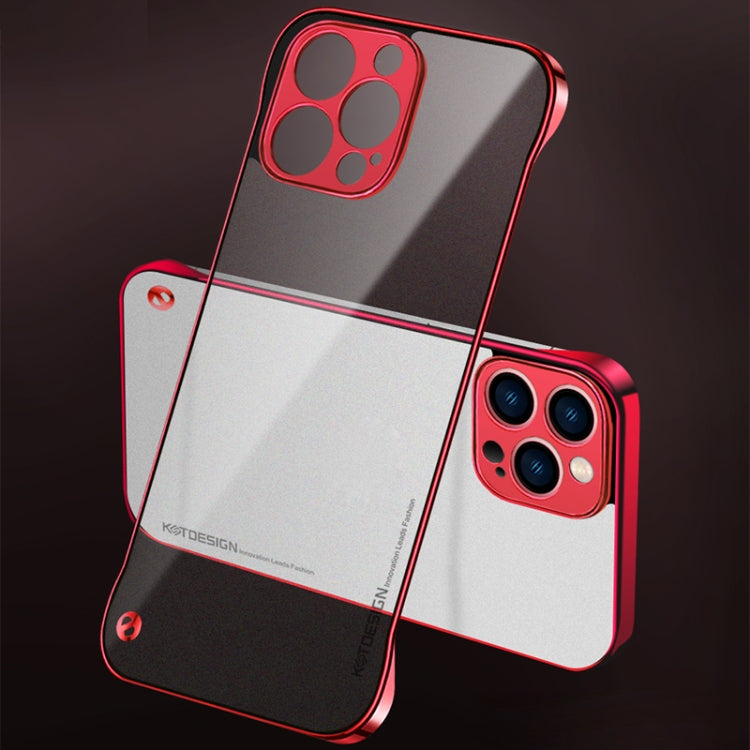 For iPhone 12 Pro Electroplating Matte PC Phone Case