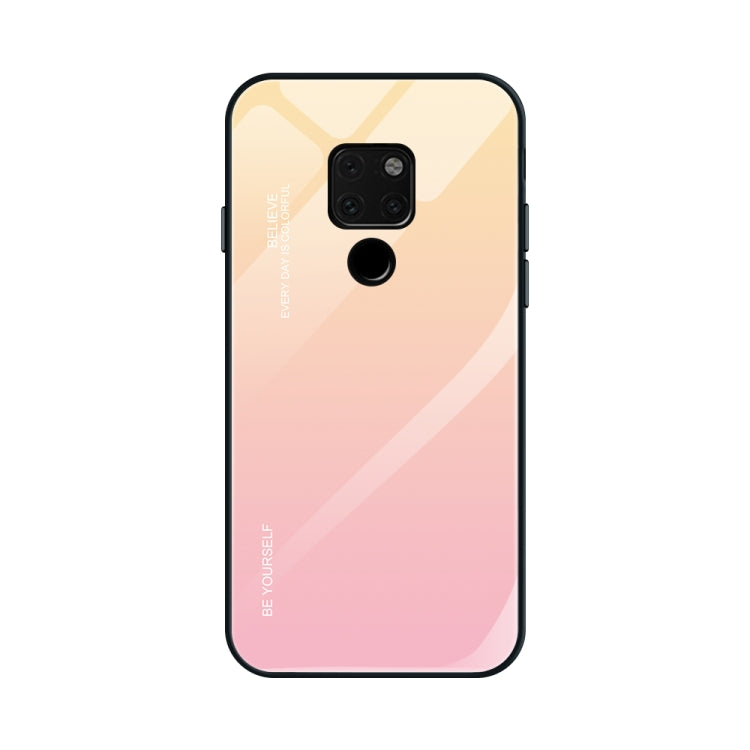 For Huawei Mate 20 Gradient Color Glass Case