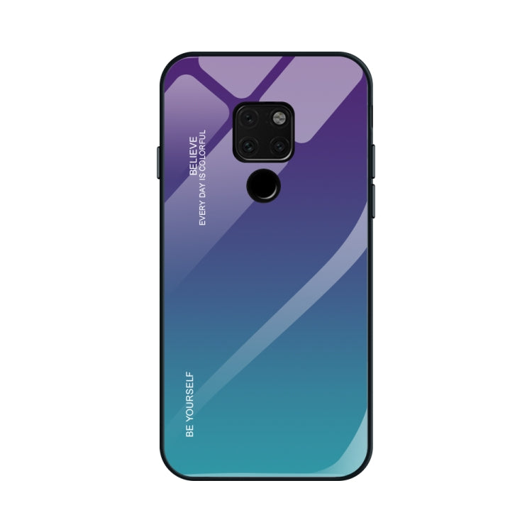 For Huawei Mate 20 Gradient Color Glass Case