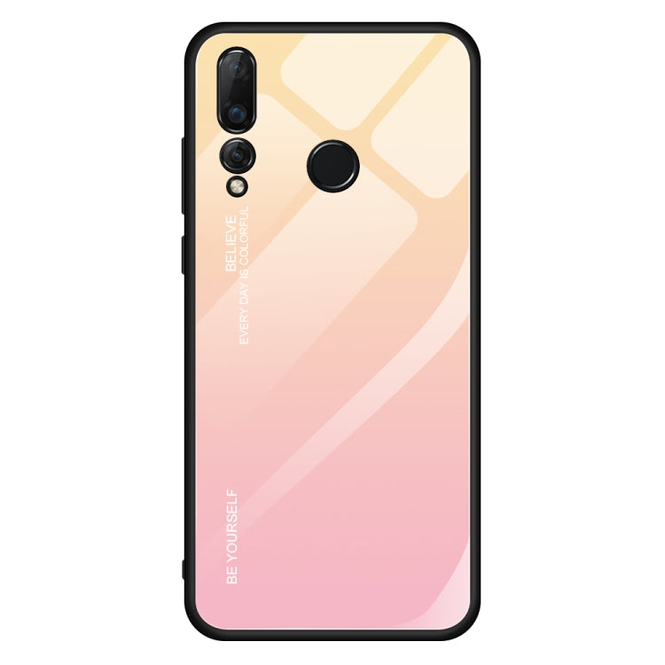 For Huawei Nova 4 Gradient Color Glass Case
