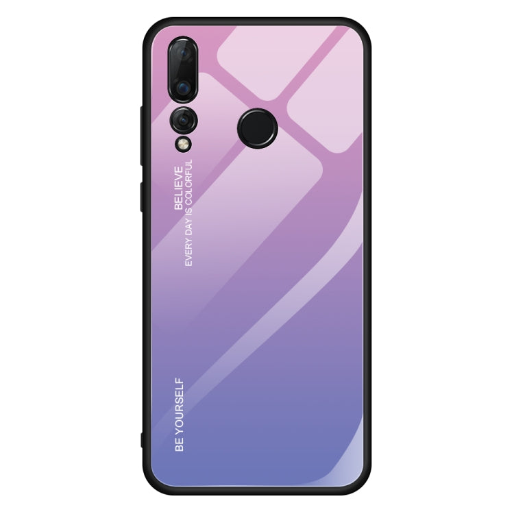 For Huawei Nova 4 Gradient Color Glass Case