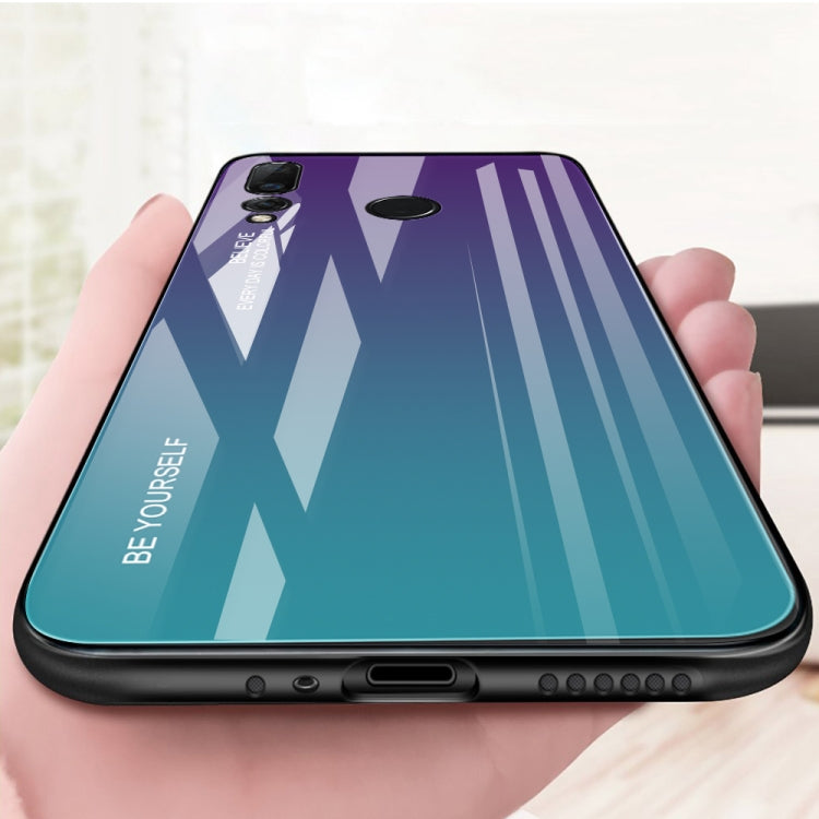 For Huawei Nova 4 Gradient Color Glass Case