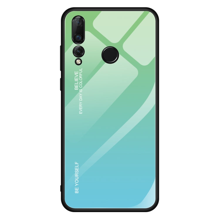 For Huawei Nova 4 Gradient Color Glass Case