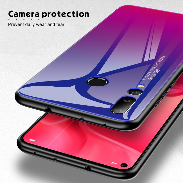 For Huawei Nova 4 Gradient Color Glass Case