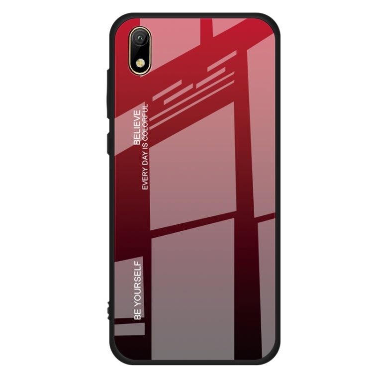 For Huawei Y5 (2019) Gradient Color Glass Case