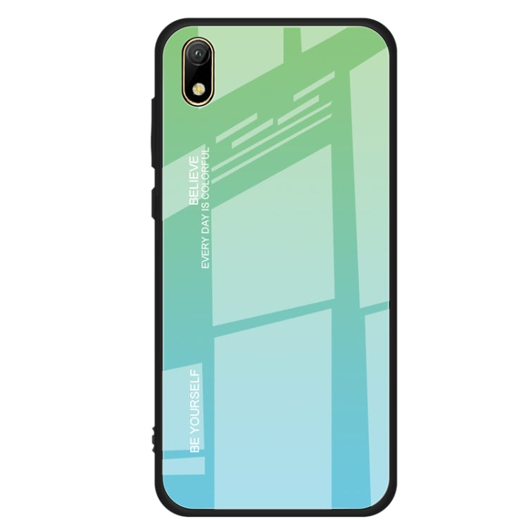 For Huawei Y5 (2019) Gradient Color Glass Case