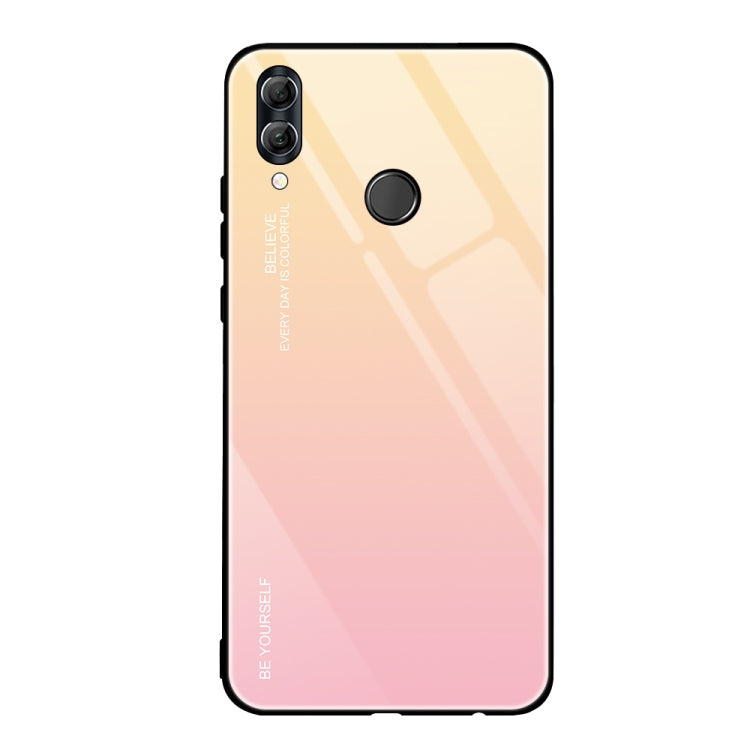 For Huawei Honor 10 Lite Gradient Color Glass Case