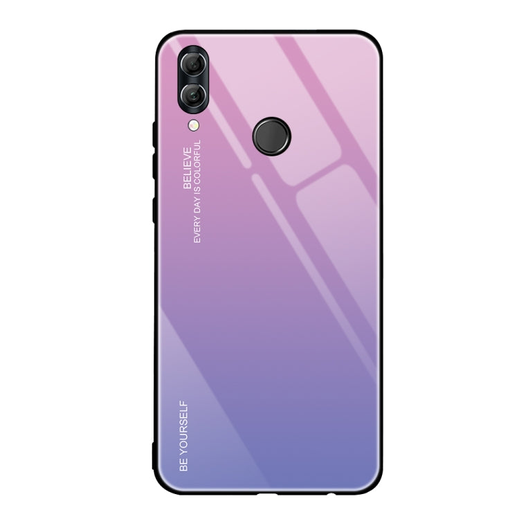For Huawei Honor 10 Lite Gradient Color Glass Case