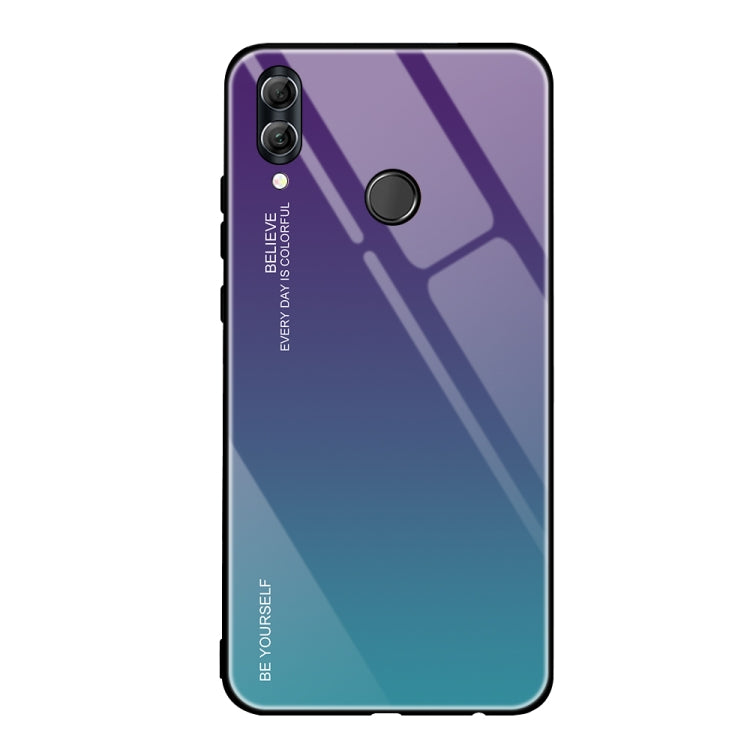 For Huawei Honor 10 Lite Gradient Color Glass Case