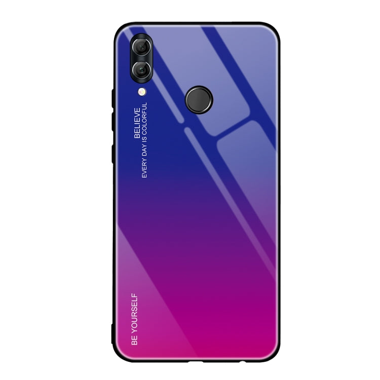 For Huawei Honor 10 Lite Gradient Color Glass Case