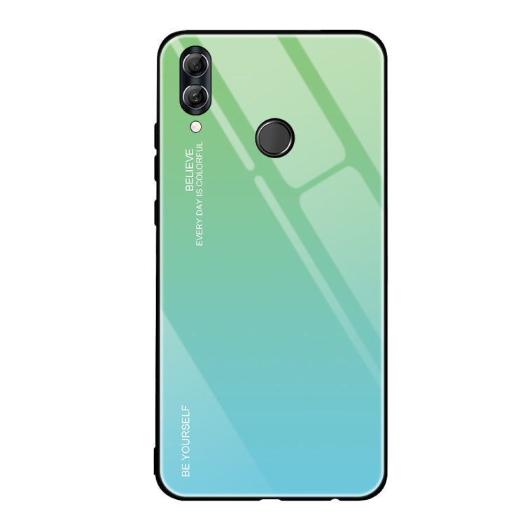 For Huawei Honor 10 Lite Gradient Color Glass Case
