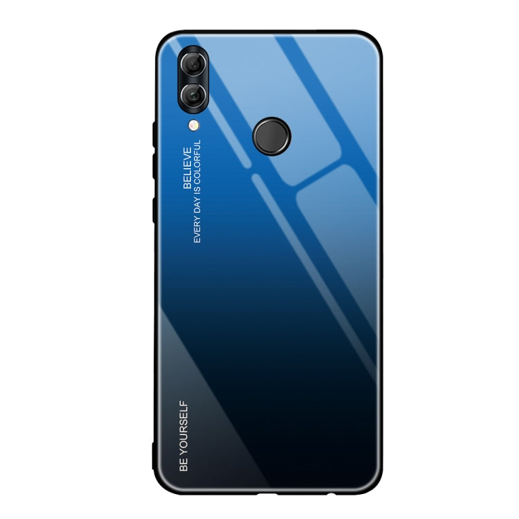 For Huawei Honor 10 Lite Gradient Color Glass Case
