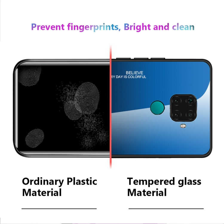 For Huawei Nova 5i Pro / Mate 30 Lite Gradient Color Glass Case
