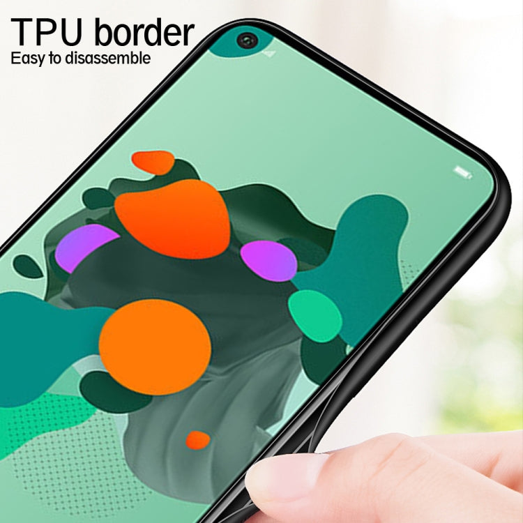 For Huawei Nova 5i Pro / Mate 30 Lite Gradient Color Glass Case